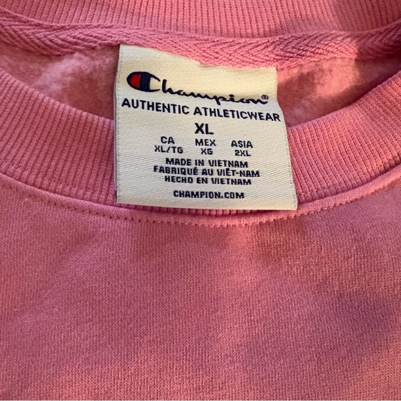 Champion pink ombré sweatshirt XL. NWT❣️ - Picture 3 of 5